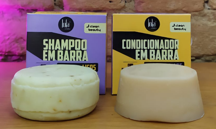 shampoo e condicionador Lola original fora da embalagem